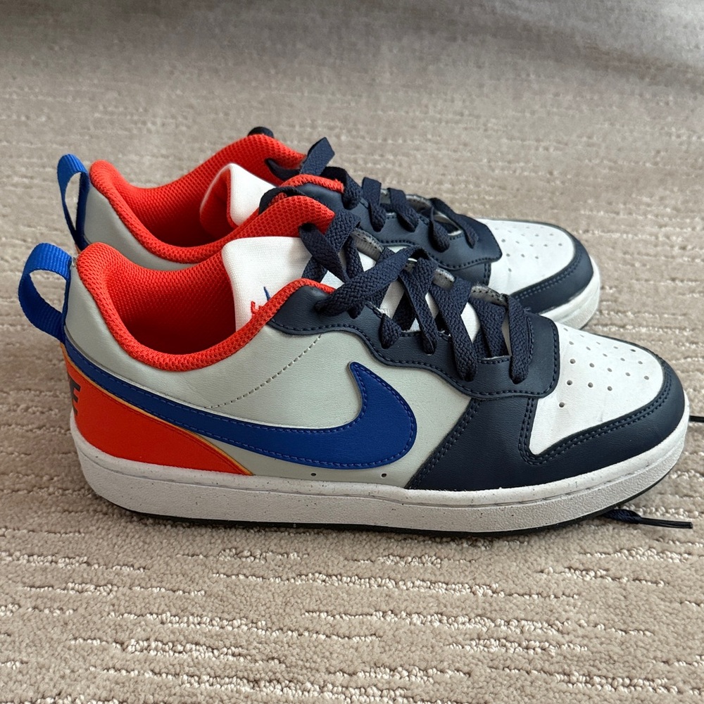 Nike Kids' Navy and Orange Sneakers